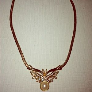 Glam Faux Necklace for Prom or Formal Wear